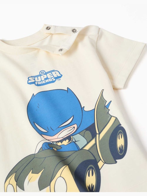 T-shirt en coton avec imprimé Batman - Kiabi