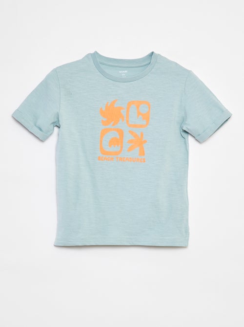 T-shirt en coton avec imprimé - Kiabi