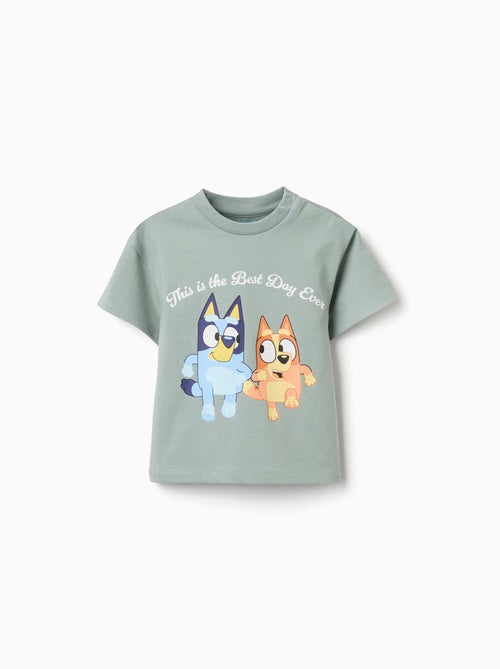 T-shirt en coton avec imprimé Bluey et Bingo - Kiabi