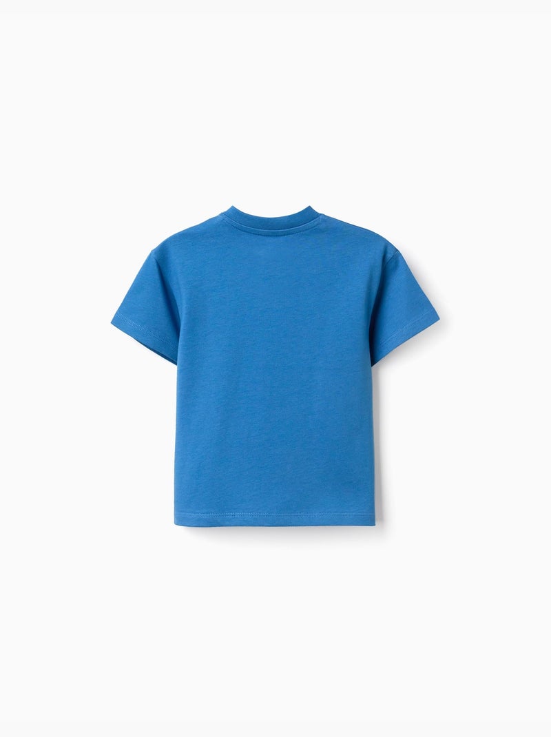 T-shirt en coton avec imprimé La Pat' Patrouille Bleu Bleu - Kiabi