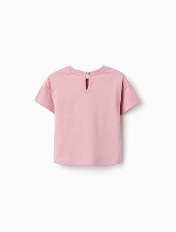 T-shirt en coton avec imprimé minnie & figaro