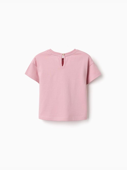 T-shirt en coton avec imprimé Minnie & Figaro - Kiabi