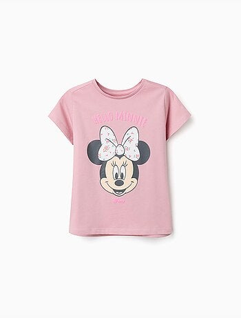 T-shirt en coton avec imprimé Minnie