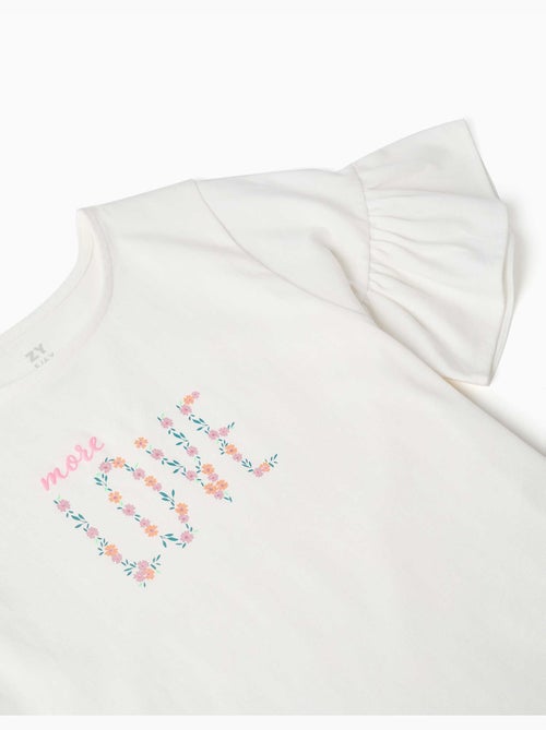 T-shirt en coton avec imprimé More Love - Kiabi