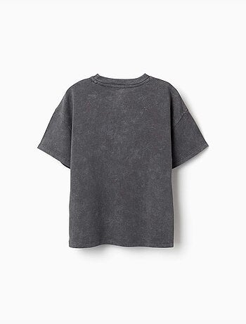 T-shirt en coton avec imprimé Stitch