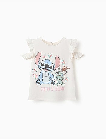 T-shirt en coton avec imprimé Stitch & Scrump