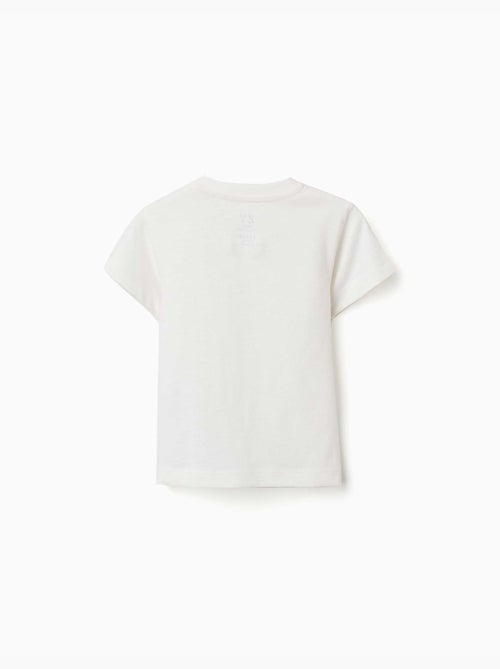 T-shirt en coton avec imprimé Vacation - Kiabi