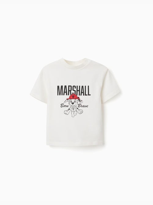 T-shirt en coton avec imprimés Marshall - Kiabi