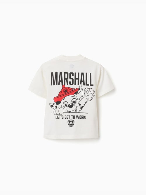 T-shirt en coton avec imprimés Marshall - Kiabi