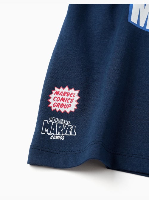 T-shirt en coton avec imprimés Marvel - Kiabi
