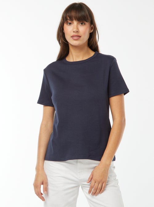T-shirt en coton épais - Kiabi
