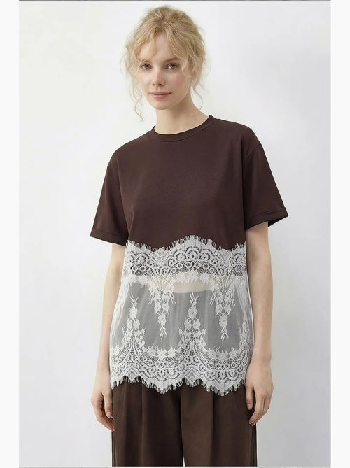 T-shirt en coton femme lucci - Kiabi