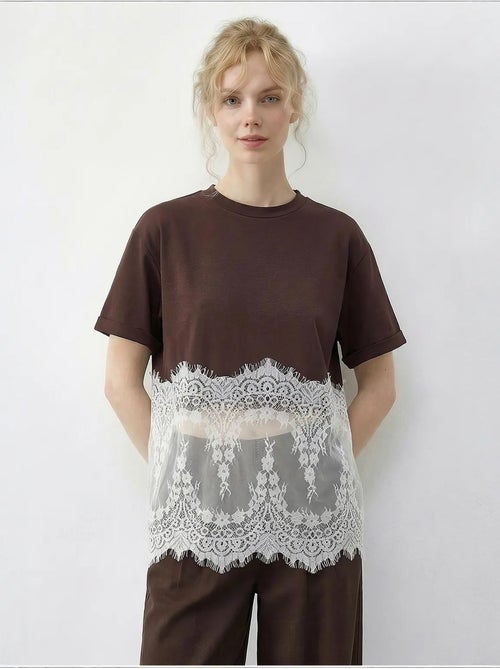 T-shirt en coton femme lucci - Kiabi