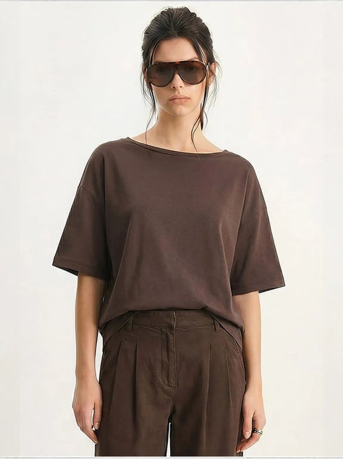 T-shirt en coton femme lucci - Kiabi