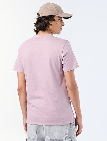 T-shirt en coton à col rond homme avec imprimé
