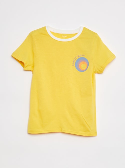 T-shirt en coton imprimé - Kiabi