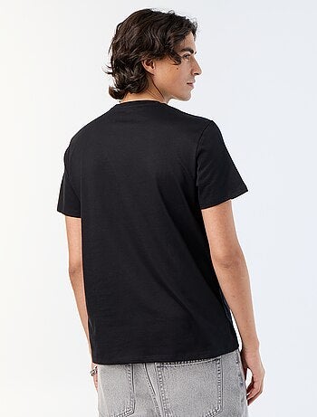T-shirt en coton à col rond homme avec imprimé