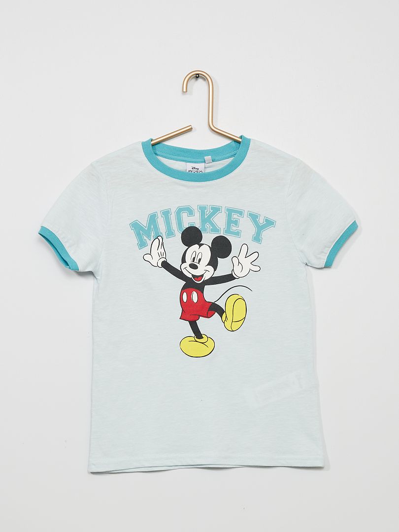 T-shirt en coton 'Mickey' bleu - Kiabi