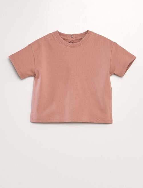 T-shirt en coton pressionné au dos - Tough Cotton™ - Mixte - Kiabi