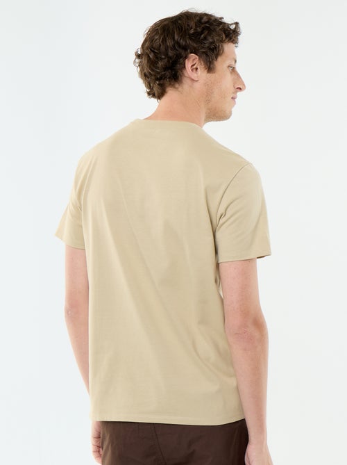 T-shirt en coton uni à col rond pour homme - Kiabi T-shirt en coton uni à col rond pour homme - Kiabi