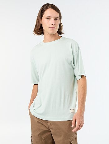 T-shirt homme en coton à col rond