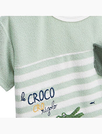 T-shirt en éponge Crocro rigolo