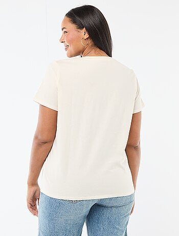 T-shirt en jersey à manches courtes 'Agathe Sorlet x Kiabi' - Saint-Valentin