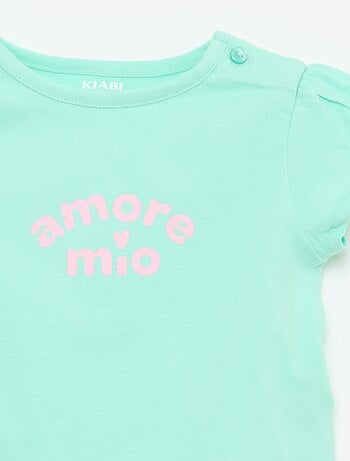 T-shirt en jersey à manches courtes