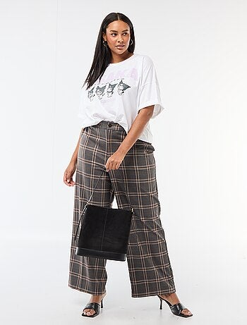 T-shirt en jersey à manches courtes 'Kuromi'