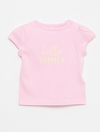 T-shirt en jersey à manches courtes