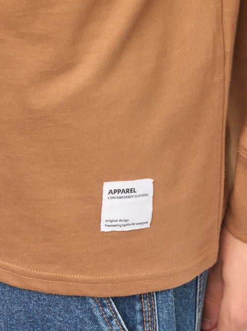 T-shirt en jersey à manches longues - Kiabi