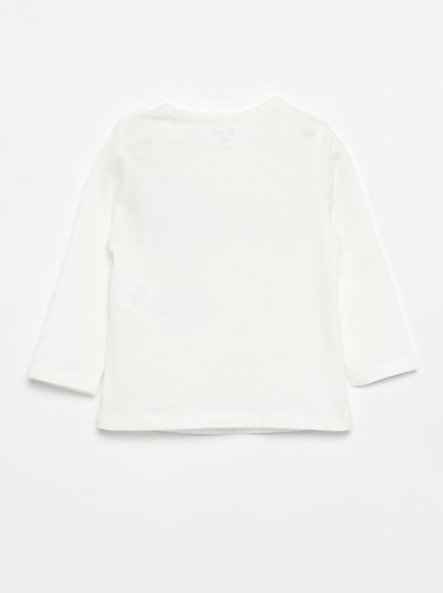 T-shirt en jersey à manches longues - Kiabi