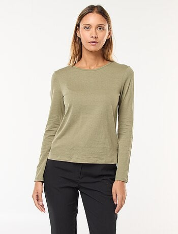 T-shirt en jersey à manches longues