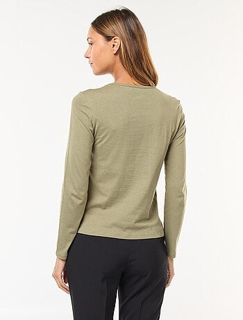 T-shirt en jersey à manches longues