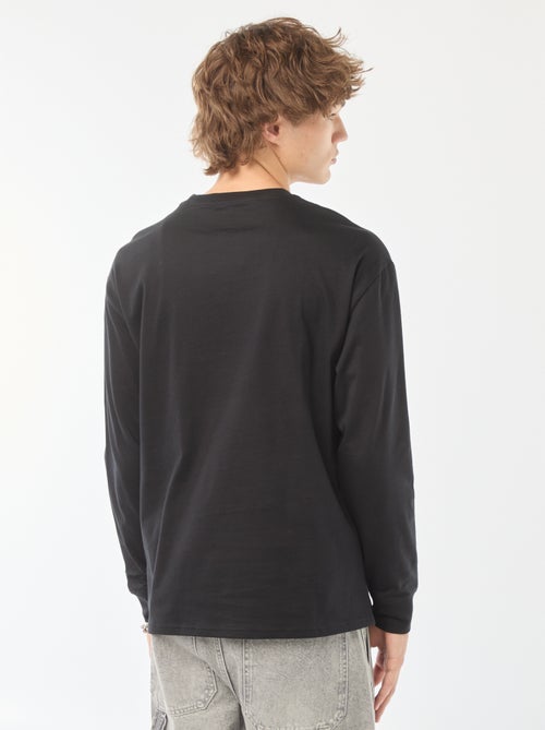 T-shirt en jersey à manches longues - Kiabi