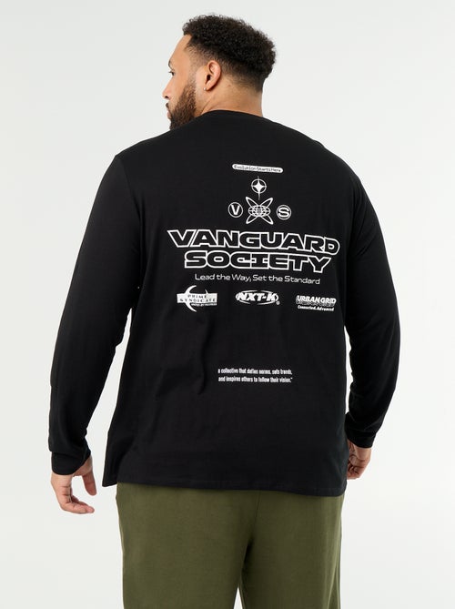 T-shirt en jersey à manches longues - Kiabi