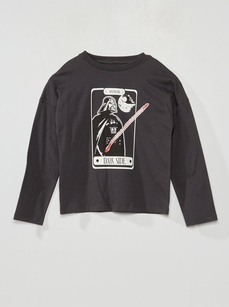 T-shirt en jersey à manches longues 'Star Wars' - Halloween Gris - Kiabi