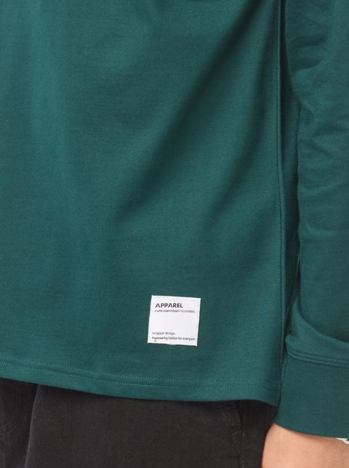 T-shirt en jersey à manches longues - Kiabi