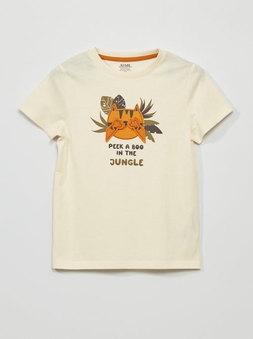 T-shirt en jersey avec animation - Kiabi