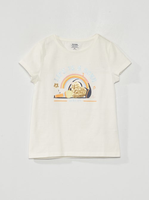 T-shirt en jersey avec animation ludique - Kiabi