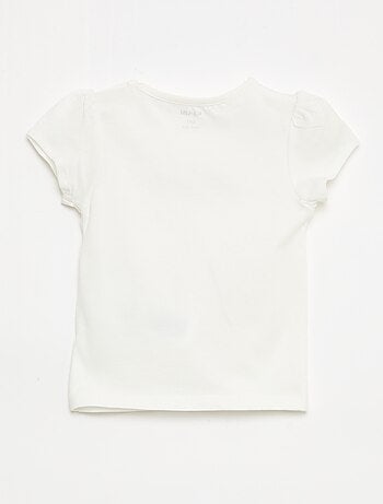 T-shirt en jersey avec manches courtes