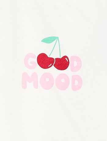 T-shirt en jersey avec manches courtes