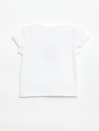 T-shirt en jersey avec manches courtes