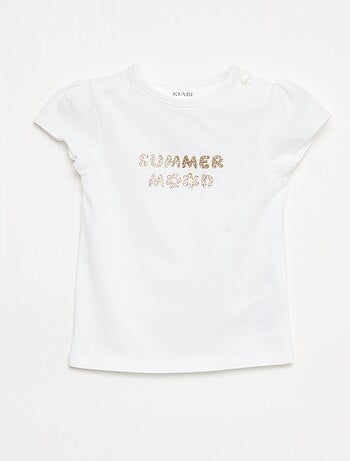 T-shirt en jersey avec manches courtes