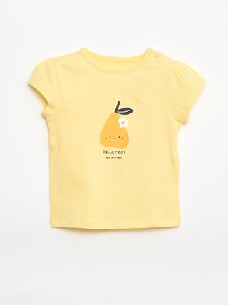 T-shirt en jersey avec manches courtes