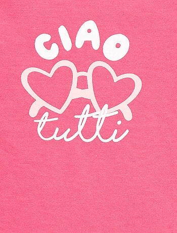 T-shirt en jersey avec manches courtes