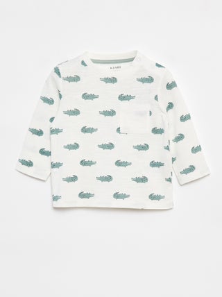 T-shirt en jersey avec poche poitrine