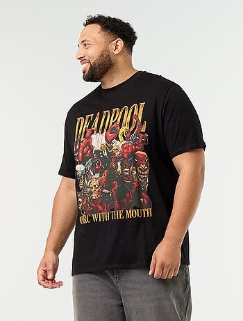 T-shirt en jersey 'Deadpool' 'Marvel' à manches courtes