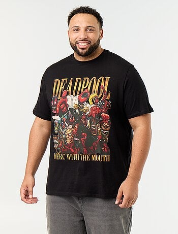 T-shirt en jersey 'Deadpool' 'Marvel' à manches courtes