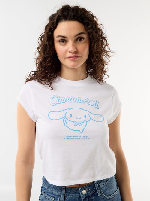 T-shirt en jersey 'Hello Kitty' à manches courtes - Kiabi